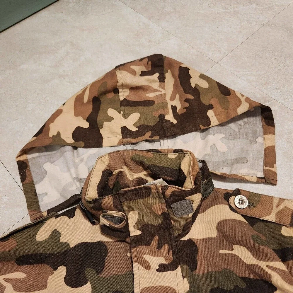 G-Unit Mens S Small Camo Camouflage Military Hip Hop Rap Streetwear Jacket‎